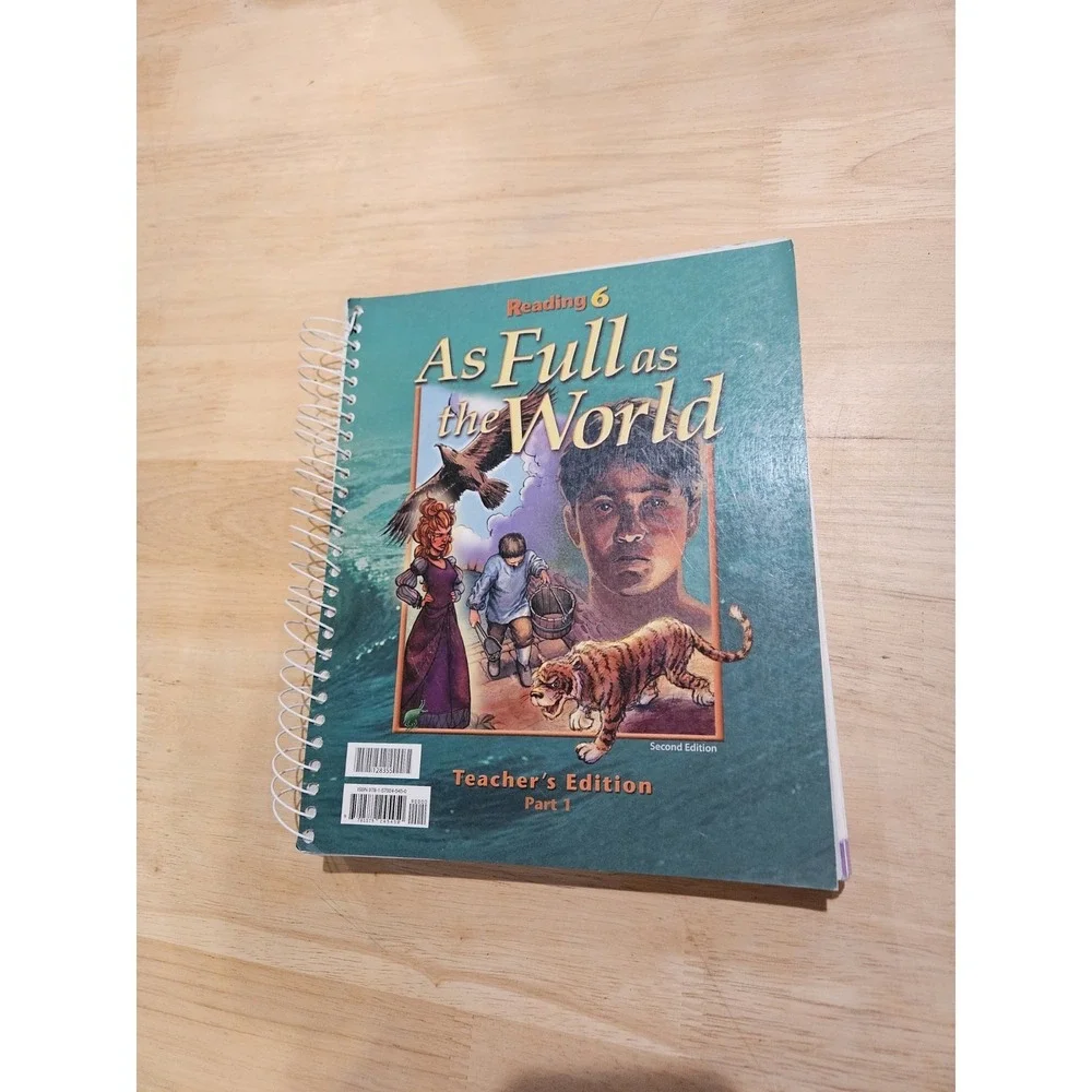 As Full As the World Reading 6 Teacher's‎ Edition Part 1 2nd Ed Homeschool